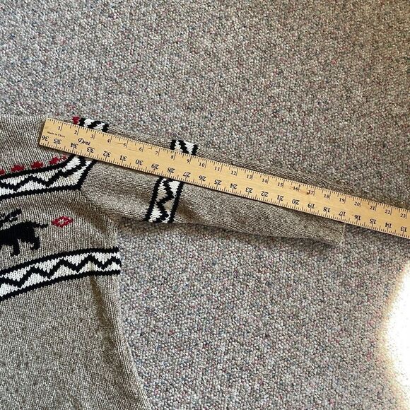 Vintage Eddie Bauer Moose Deer Winter Christmas Sweater - Picture 7 of 7